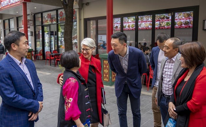 Lord Mayor meeting with Chinatown Adelaide of South Australia in Moonta Street.jpg