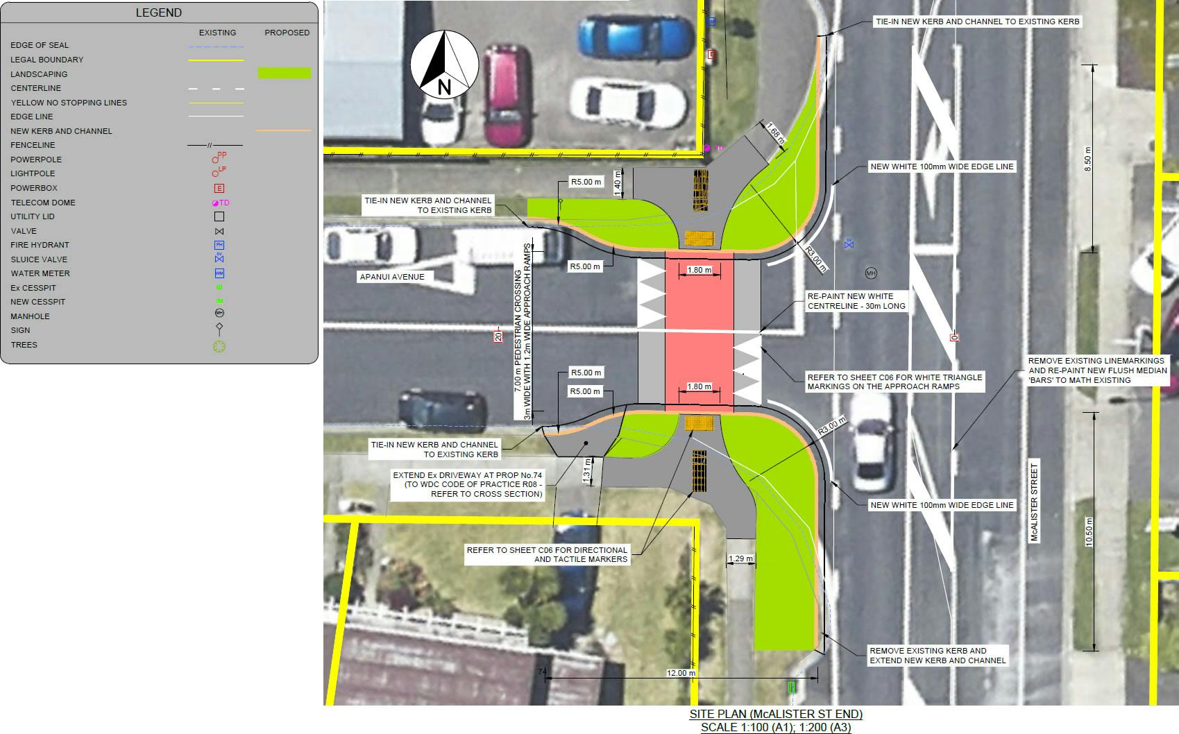 McAlister Street End of Apanui Ave