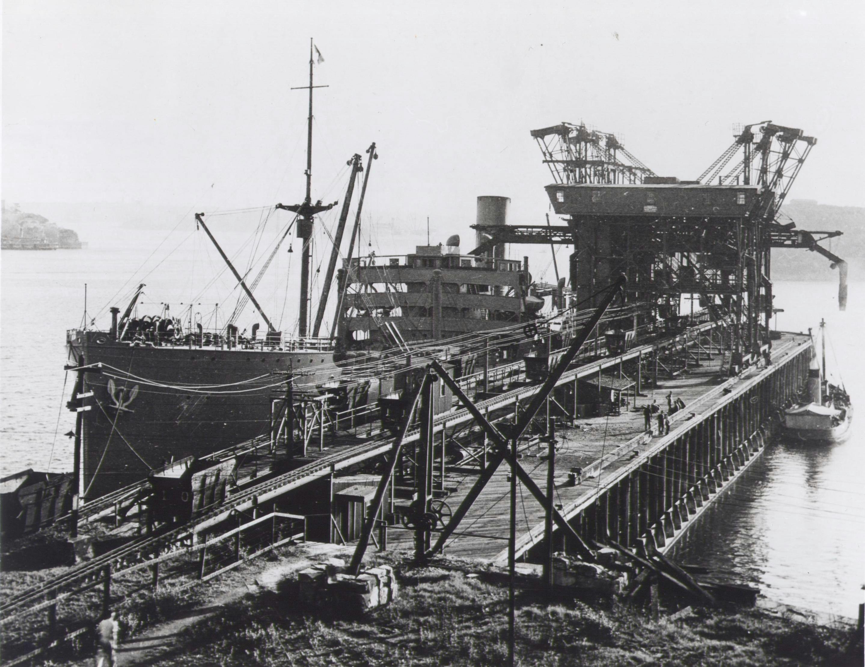 Coal Loader Wharf (courtesy of Stanton Library)