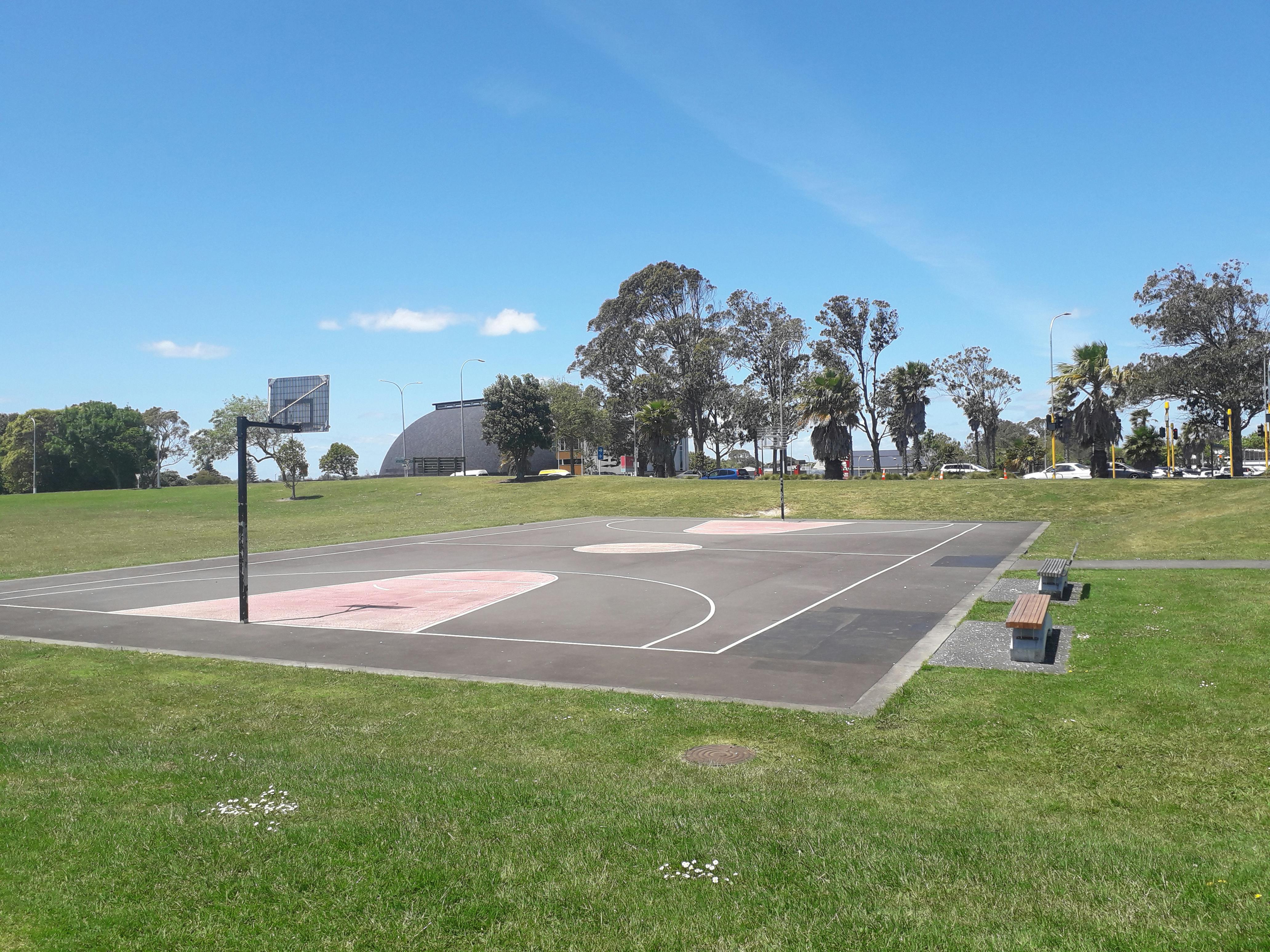 Existing Photograph - Basketball Court