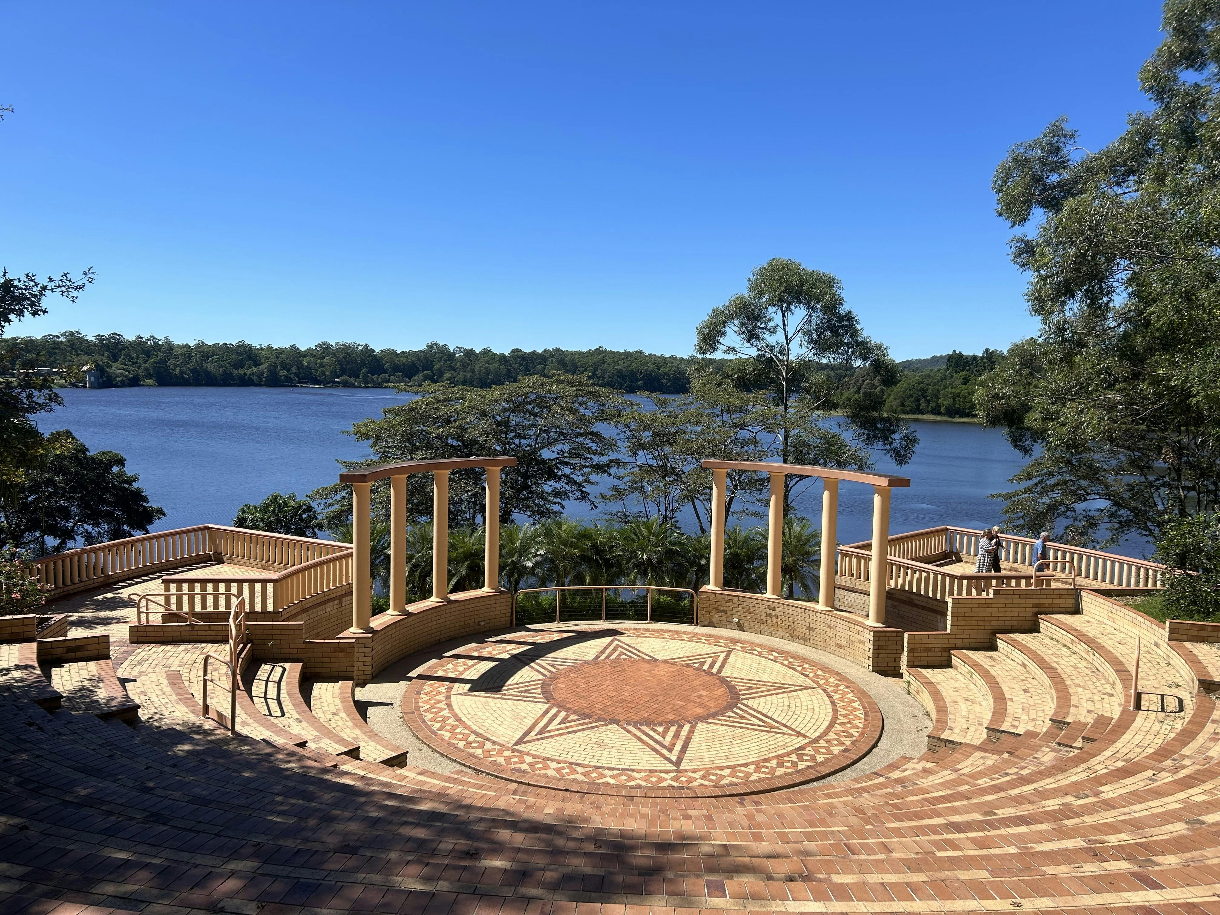 Image of the amphitheatre on the shores of Lake MacDonald