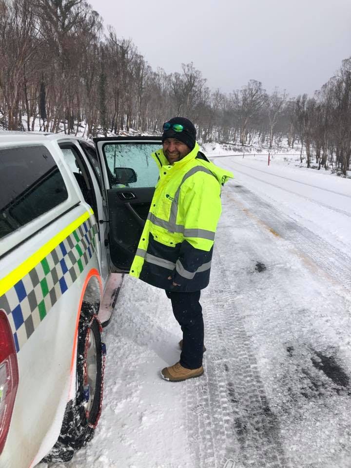 Snow on the road