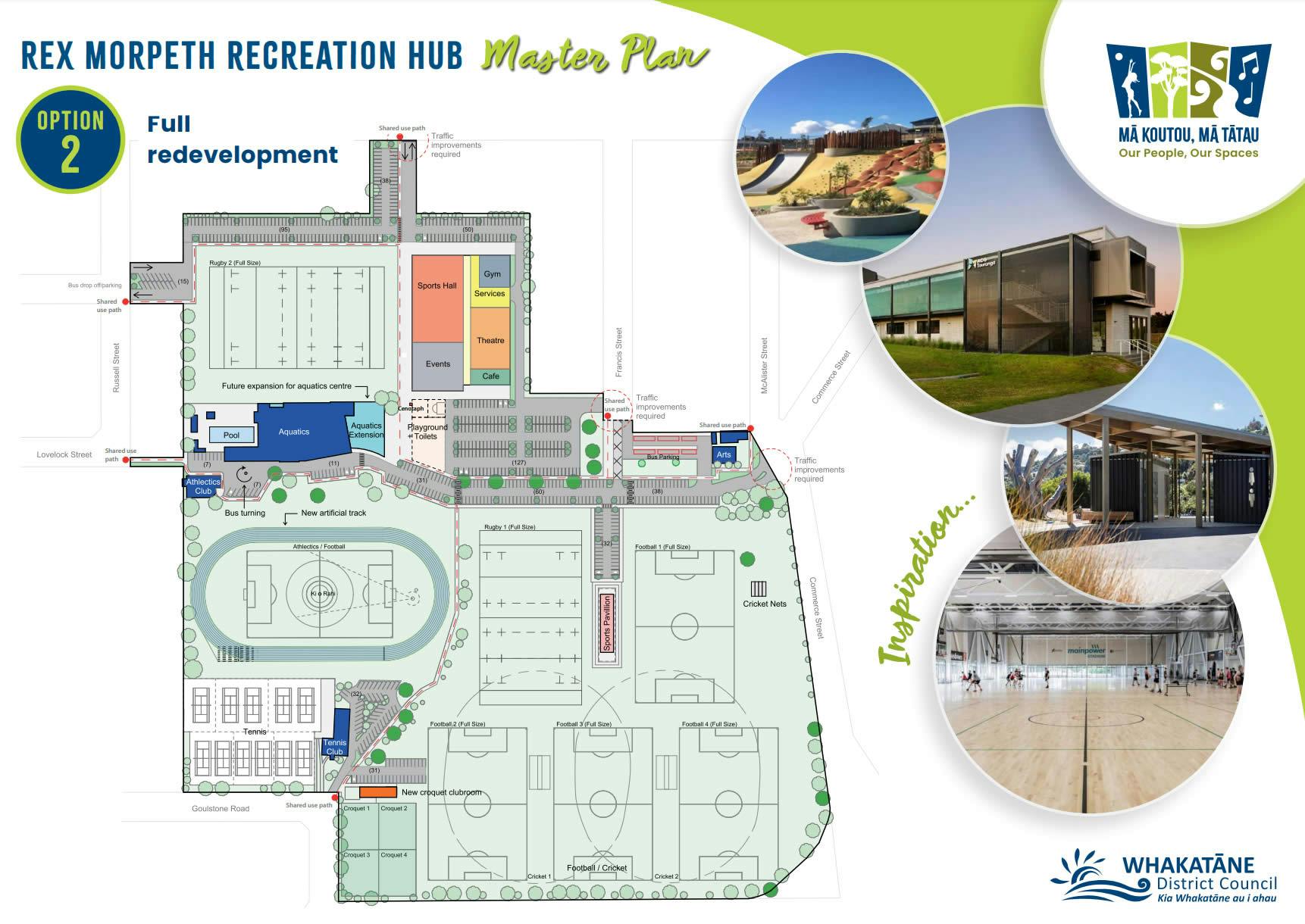 Option 2 = Full redevelopment