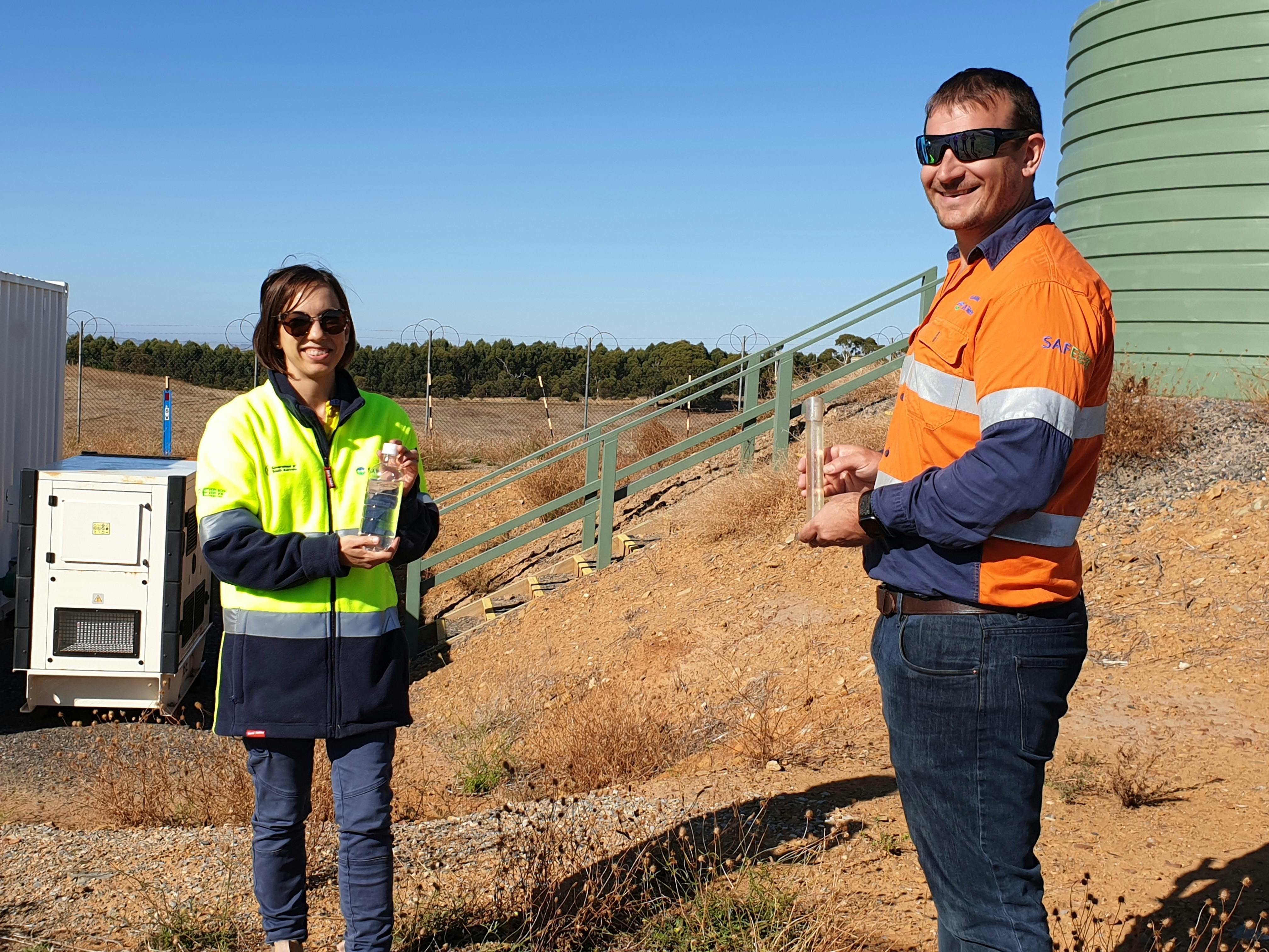 Water testing at Fleurieu