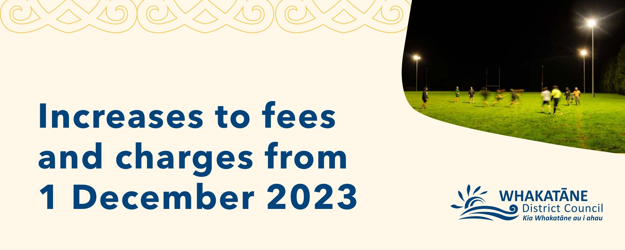 Banner - Proposed Fees and Charges