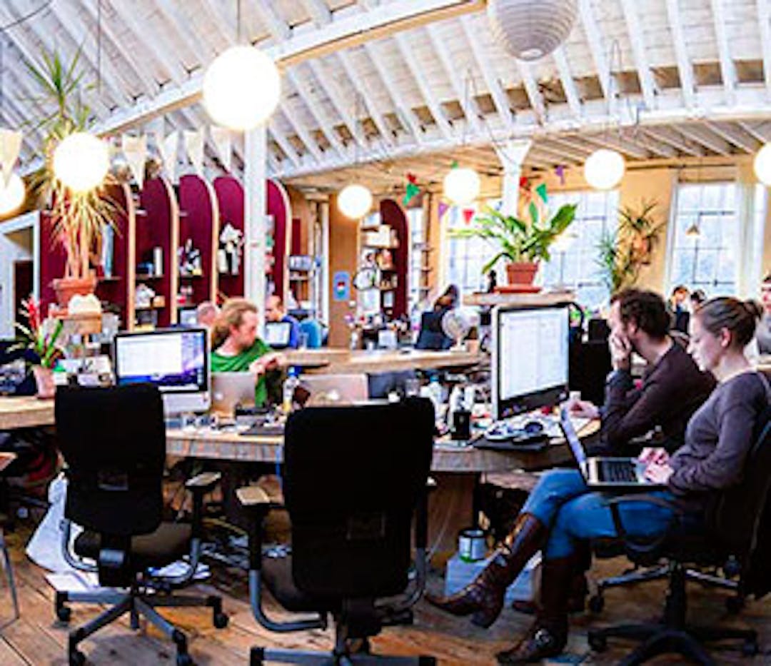 Islington Impact hub Picture of interior of creative space.