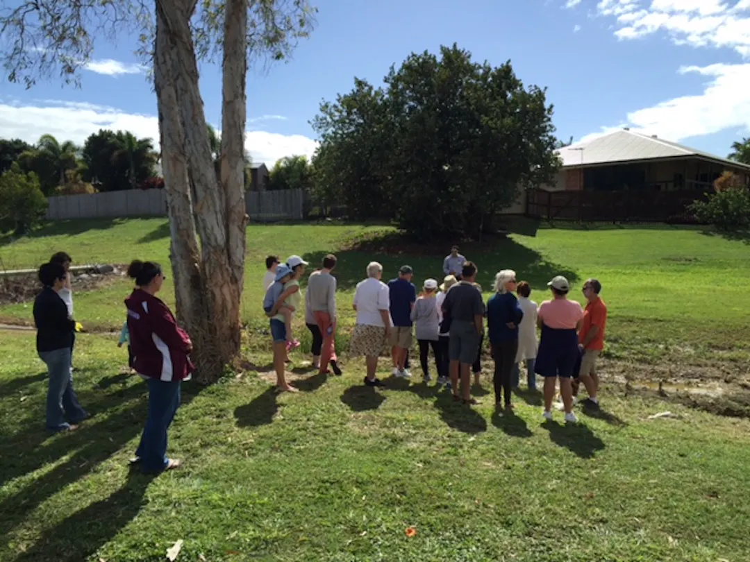 Walk through the site during the BBQ and Information Session
