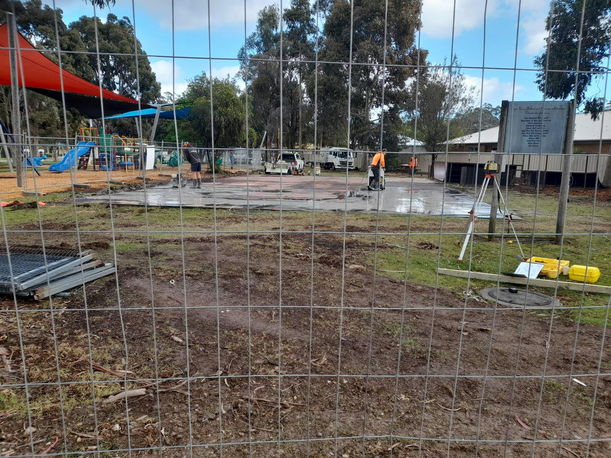 Demolition of the old skate park - 17 October 2023