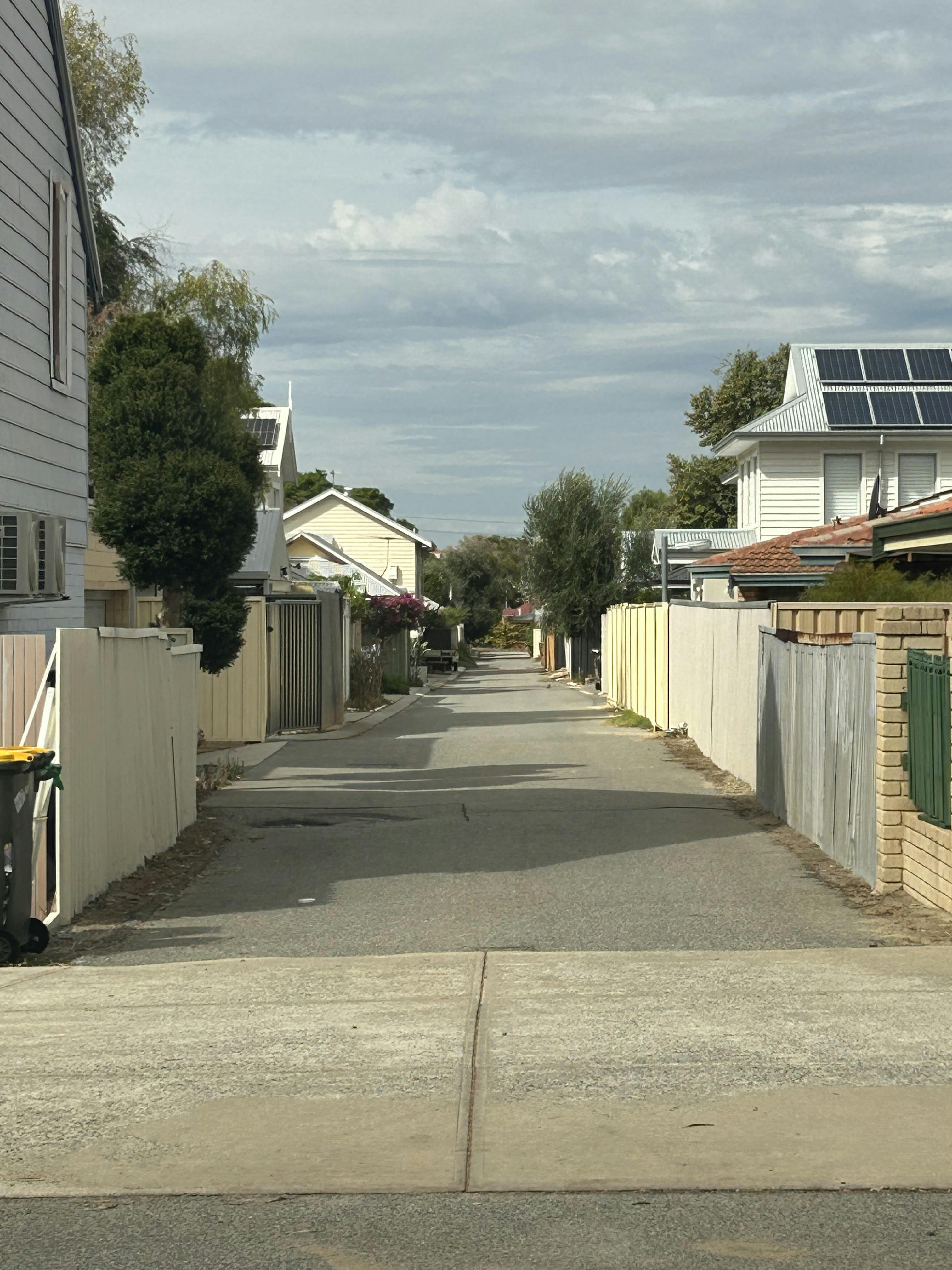 Entrance from Alma Street facing Railway Parade