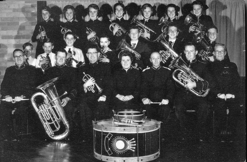 7 Medina Salvation Army Band - 1957