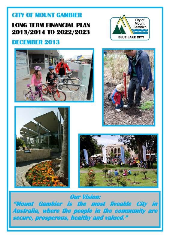 City of Mount Gambier Long Term Financial Plan