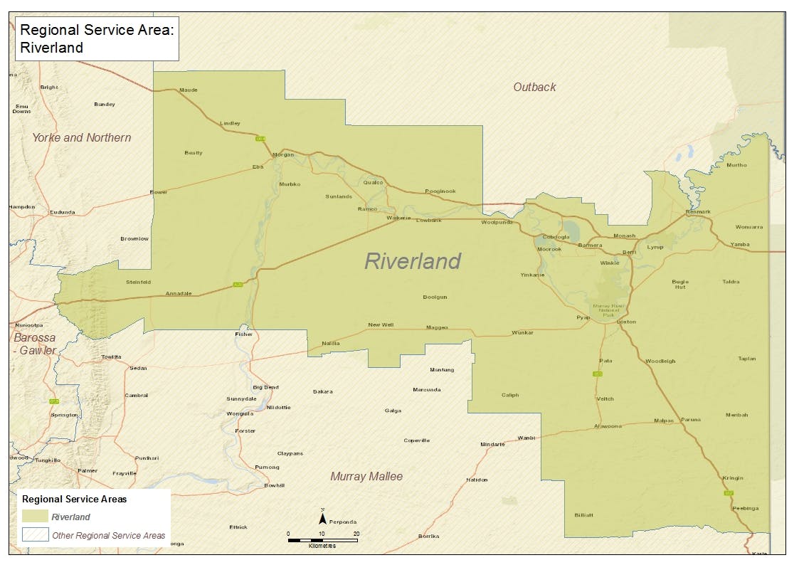 Map Riverland