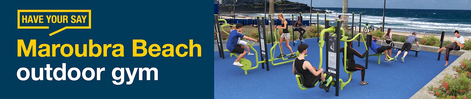 Maroubra Beach outdoor gym consultation