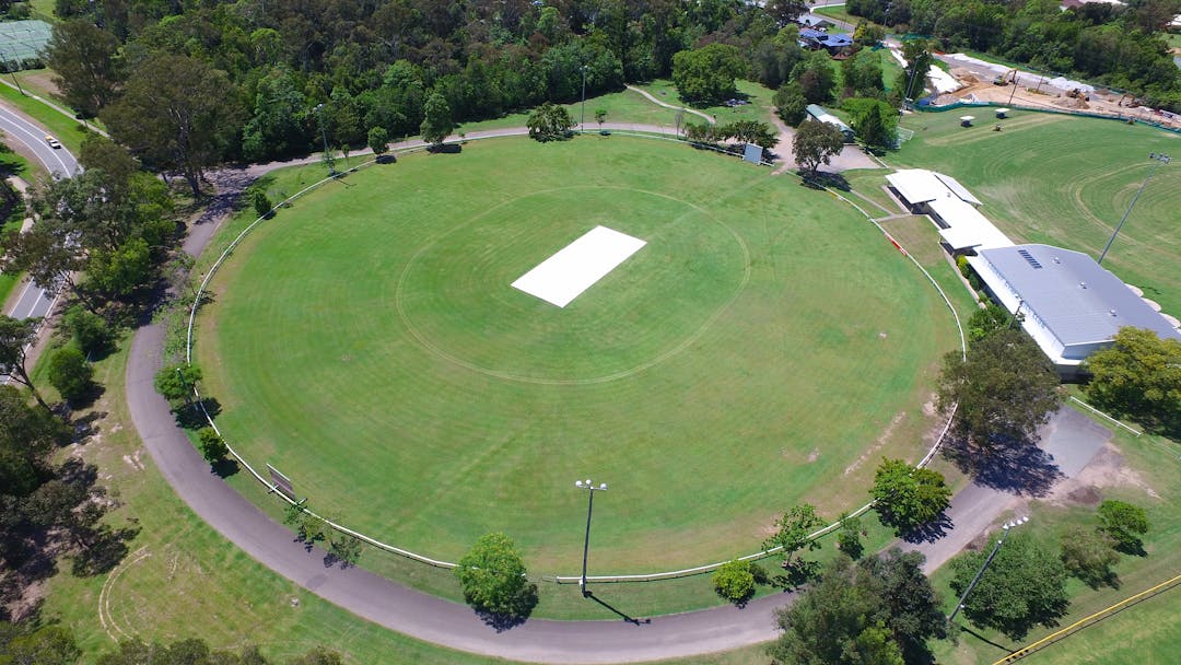 An aerial of the Cooroy Sports Complex