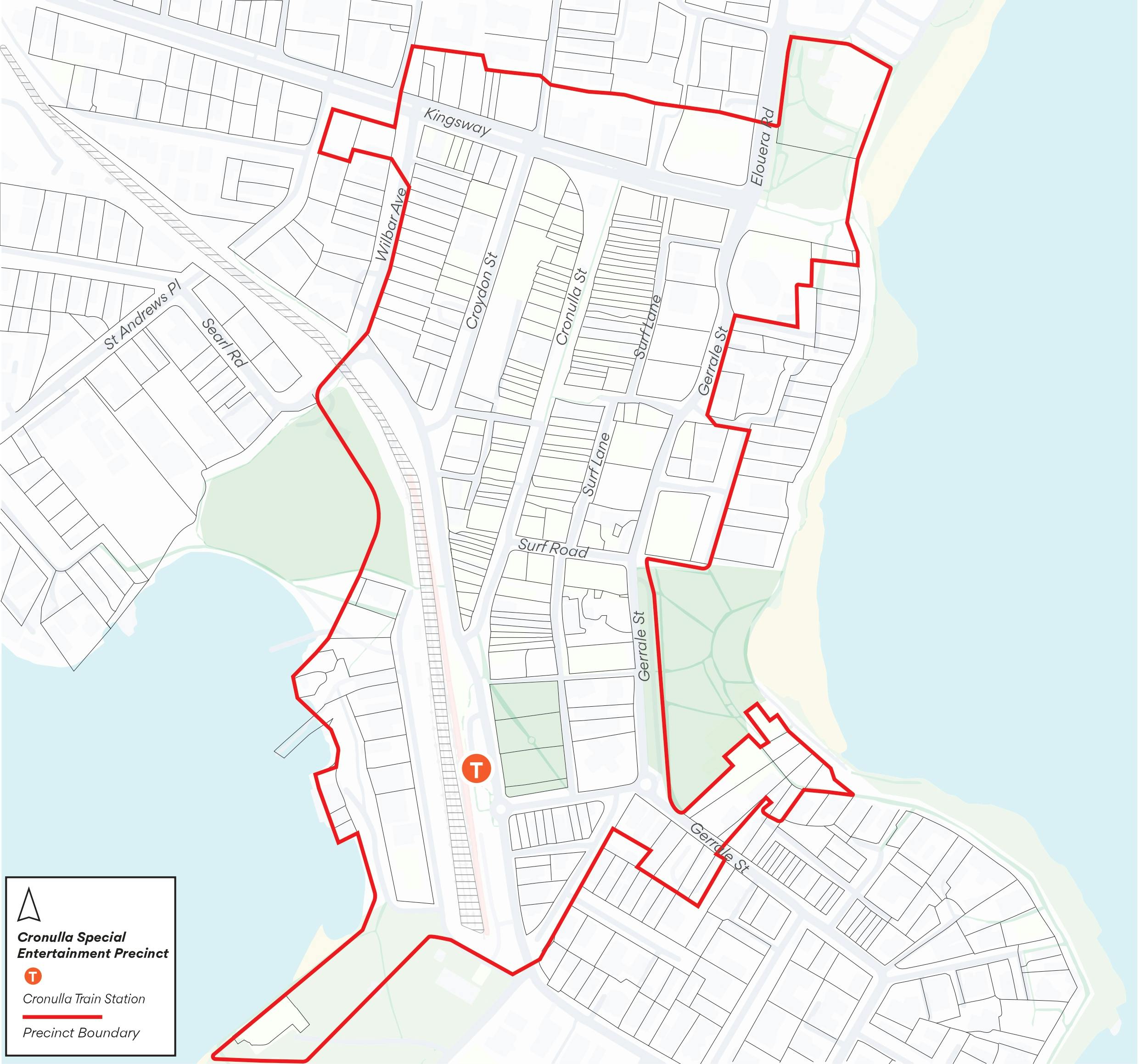 Cronulla SEP Boundary Map