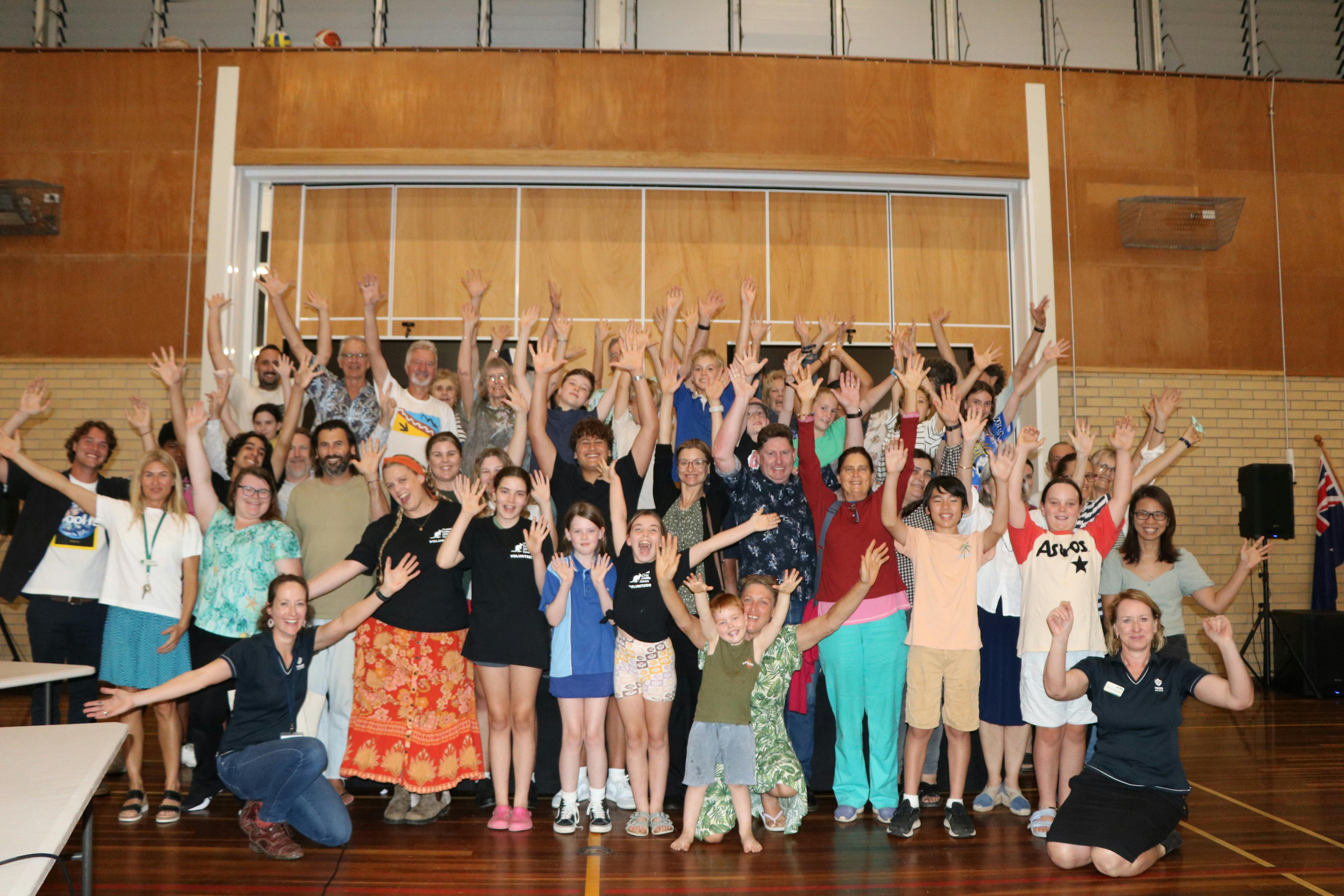 Group photo at Rising Up Screening