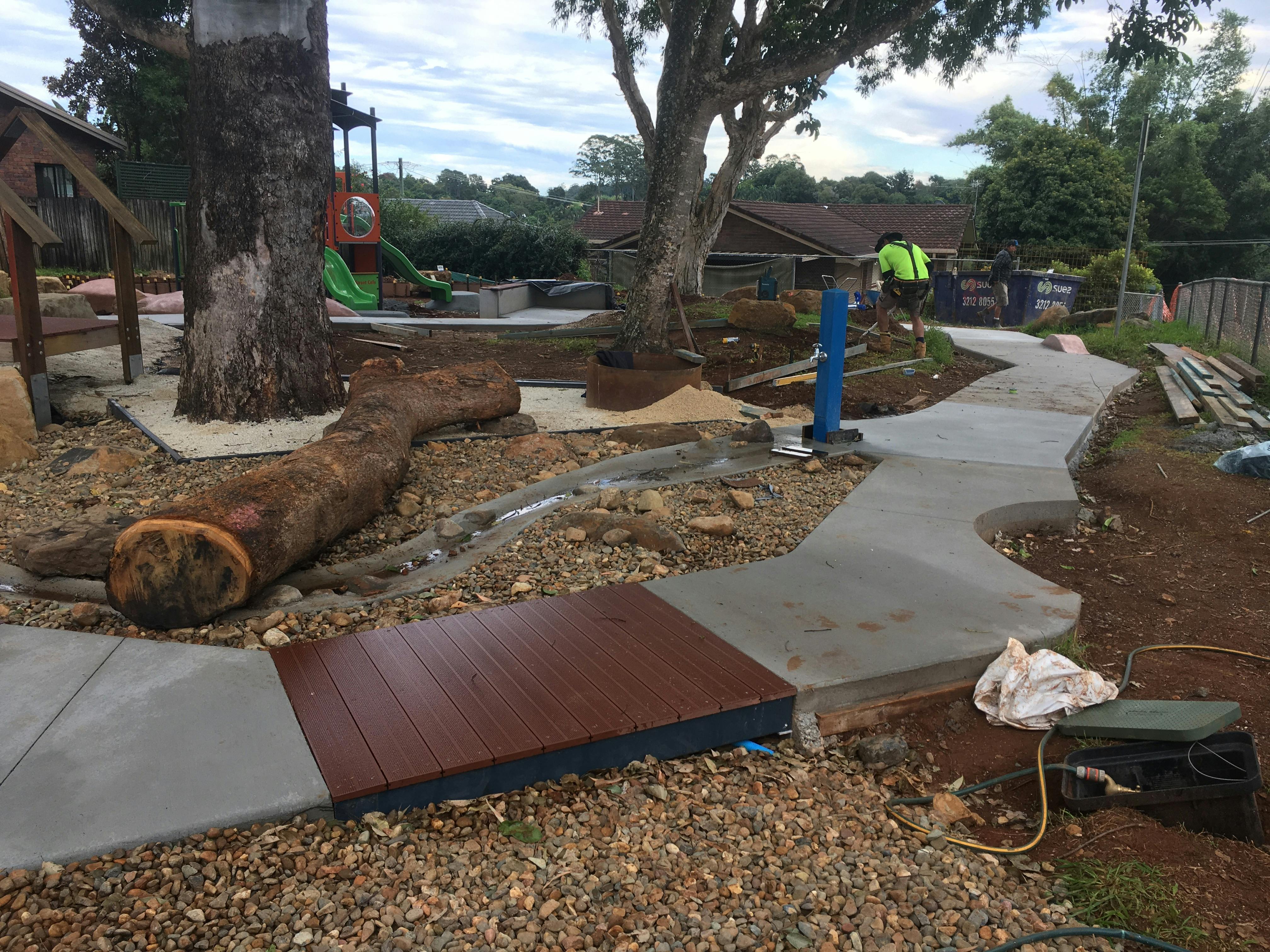 Coral Street Park upgrade and new playspace progress works_June 2022