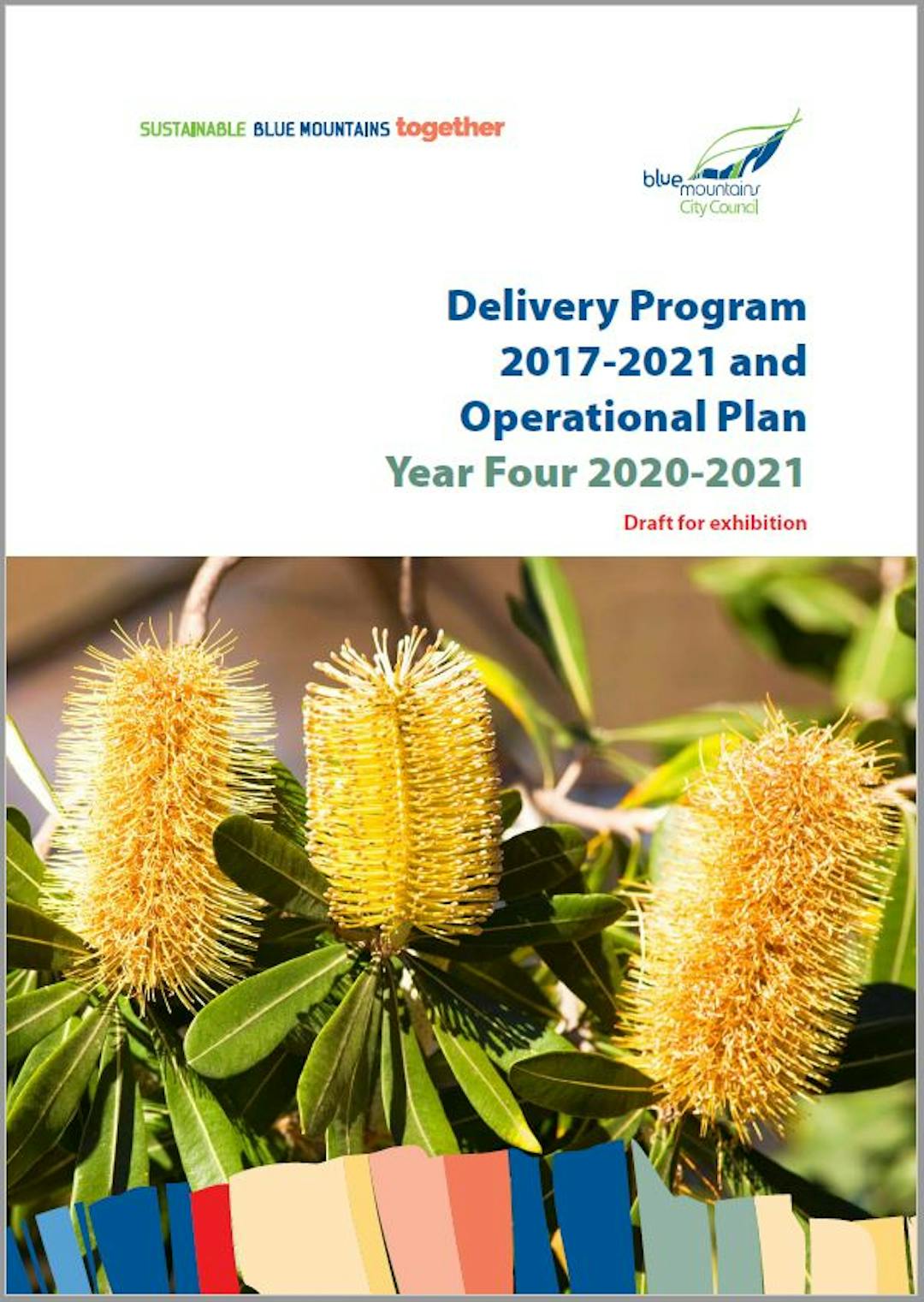 Cover image for Draft Delivery Program 2017-2021 and Operational Plan 2020-2021