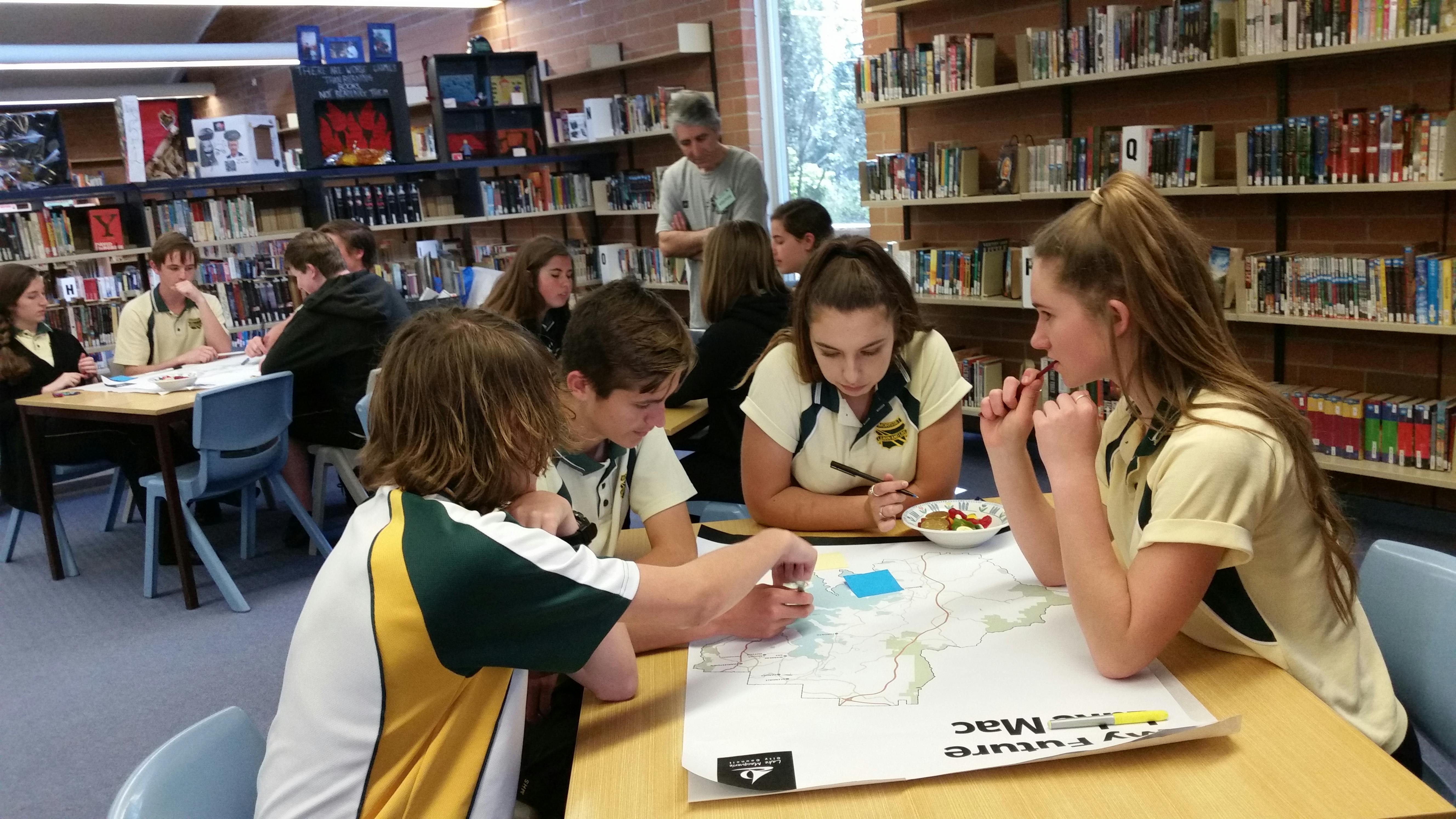 Morisset High School planning workshop gets serious