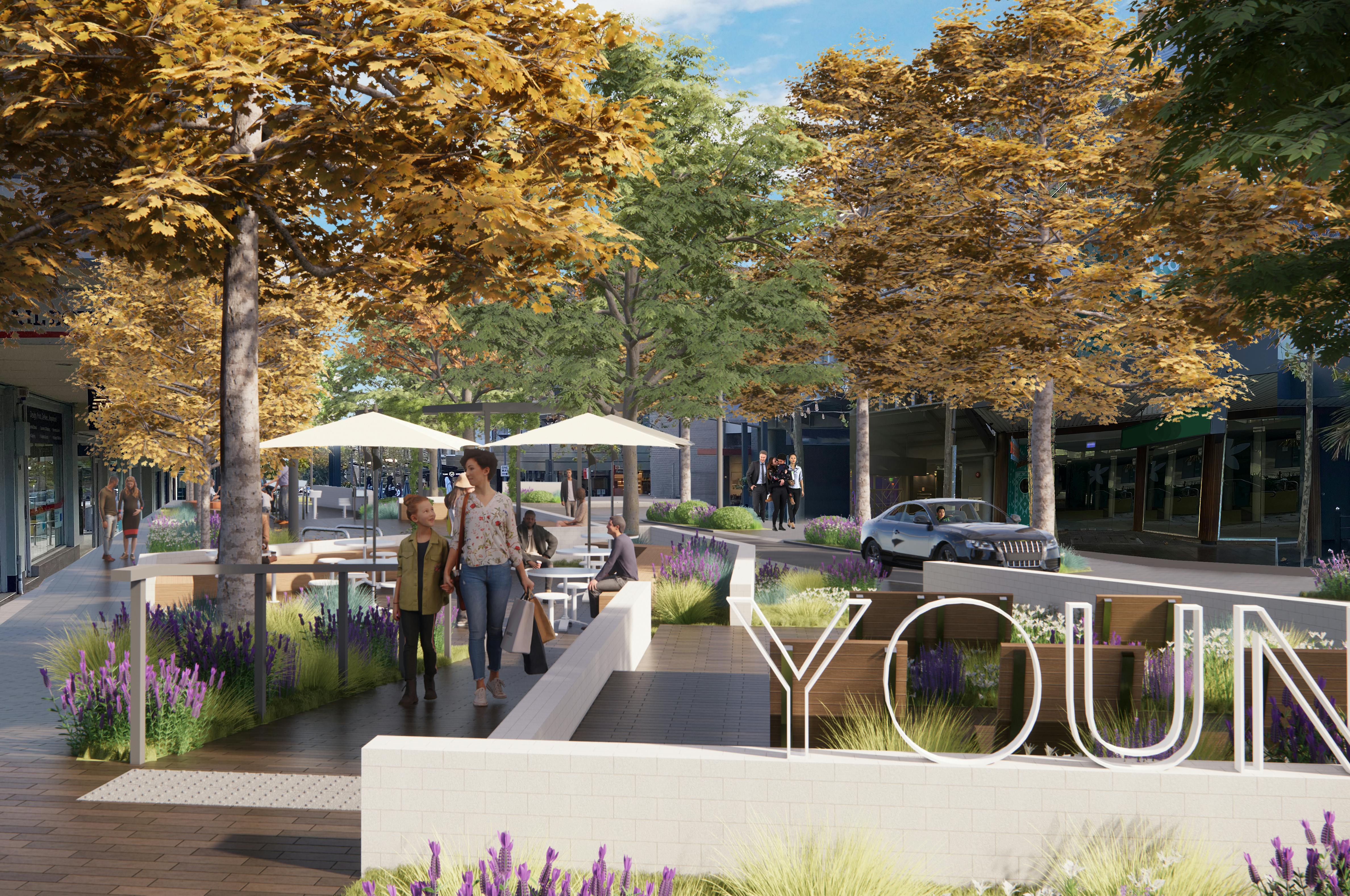 Young Street Plaza Upgade - Southwest view - Montage 3.jpg