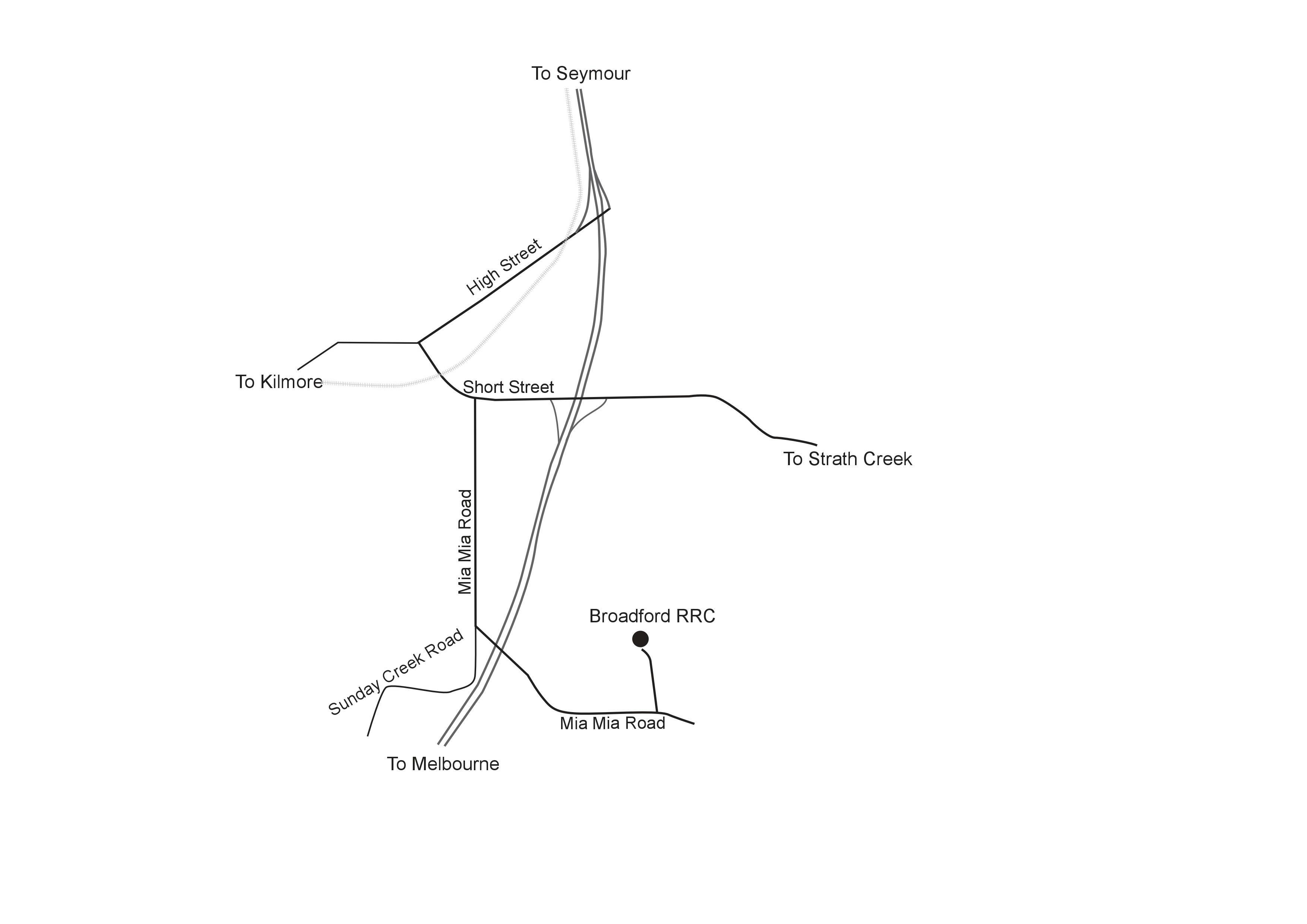 Broadford Resource Recovery Centre Map