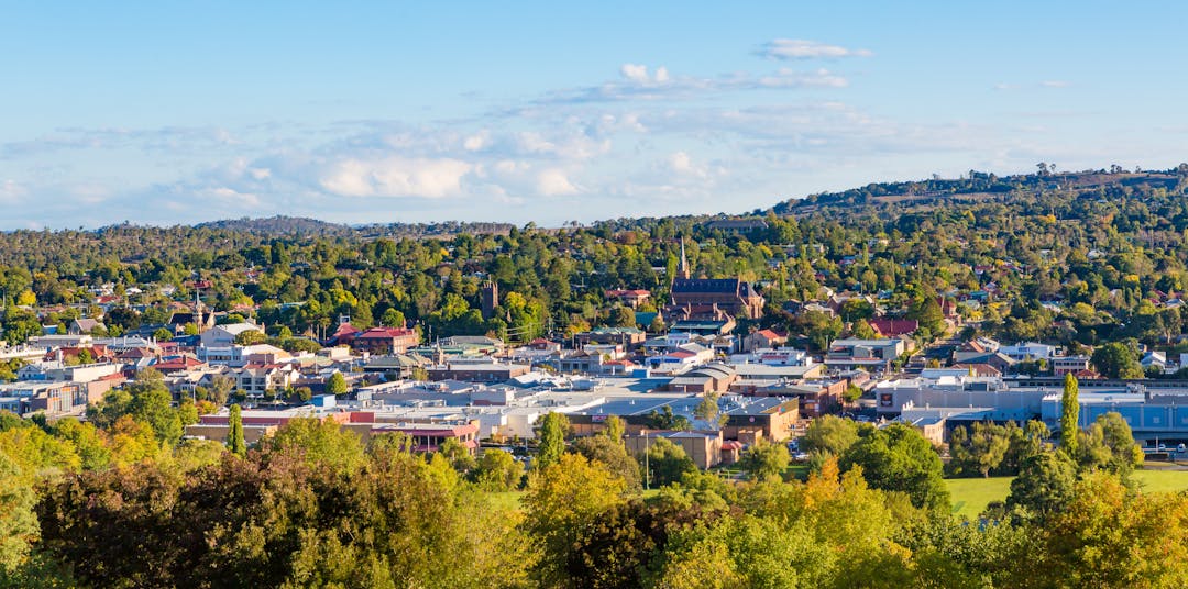 View of Armidale CBD