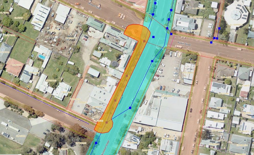 Orbost - Nicholson Street Footpaths concept plan