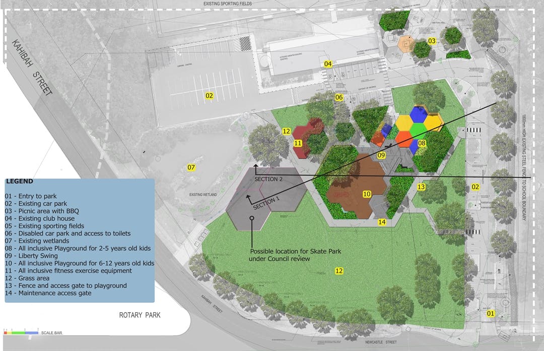 Bernie Goodwin Memorial Reserve Layout