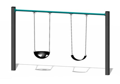 Toddler and slat swing 