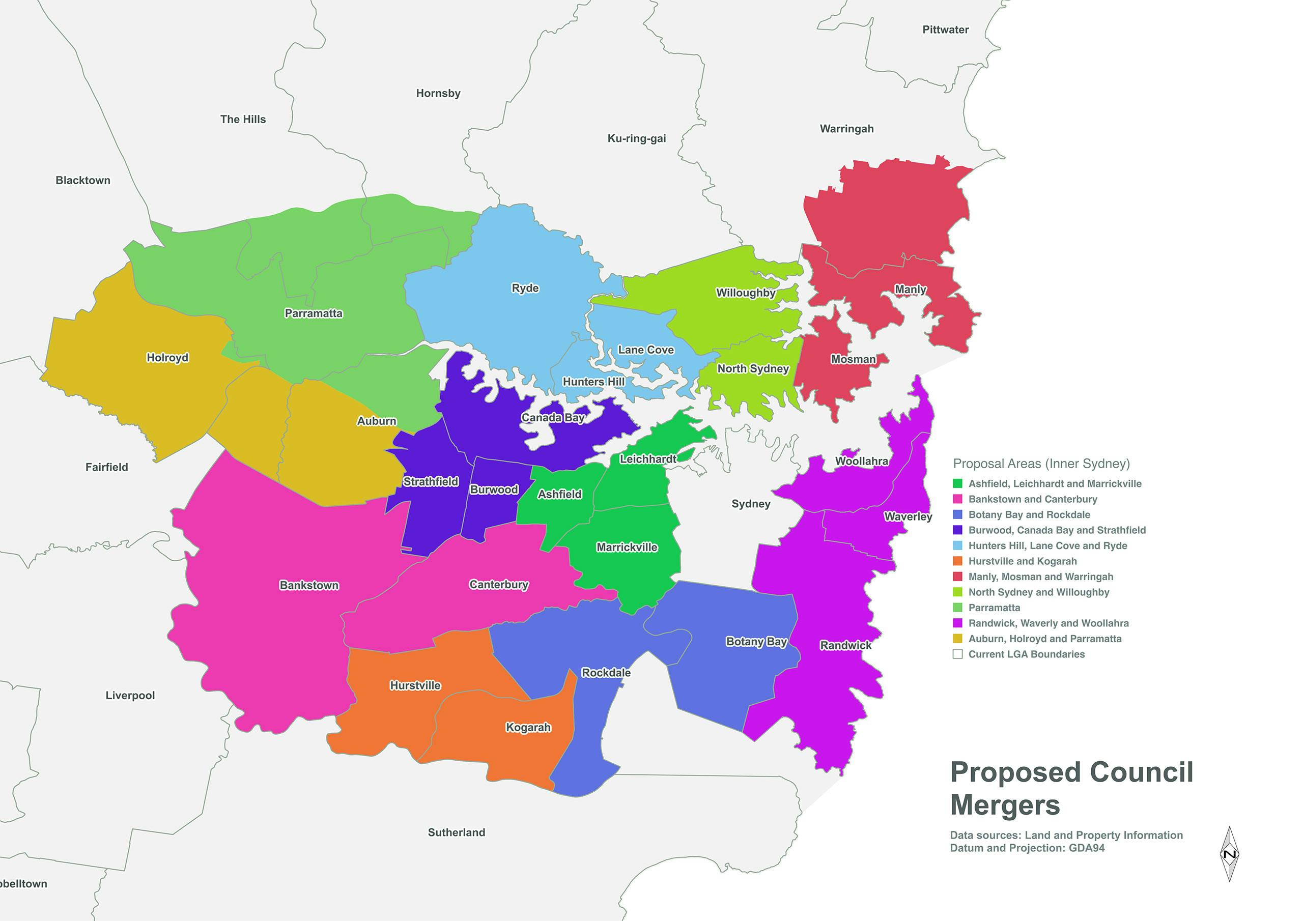 Merger Proposals Inner Sydney Metro
