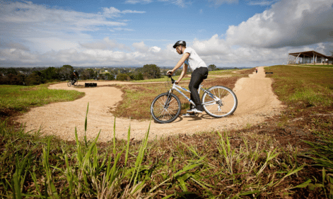 Mountain biking beginners path