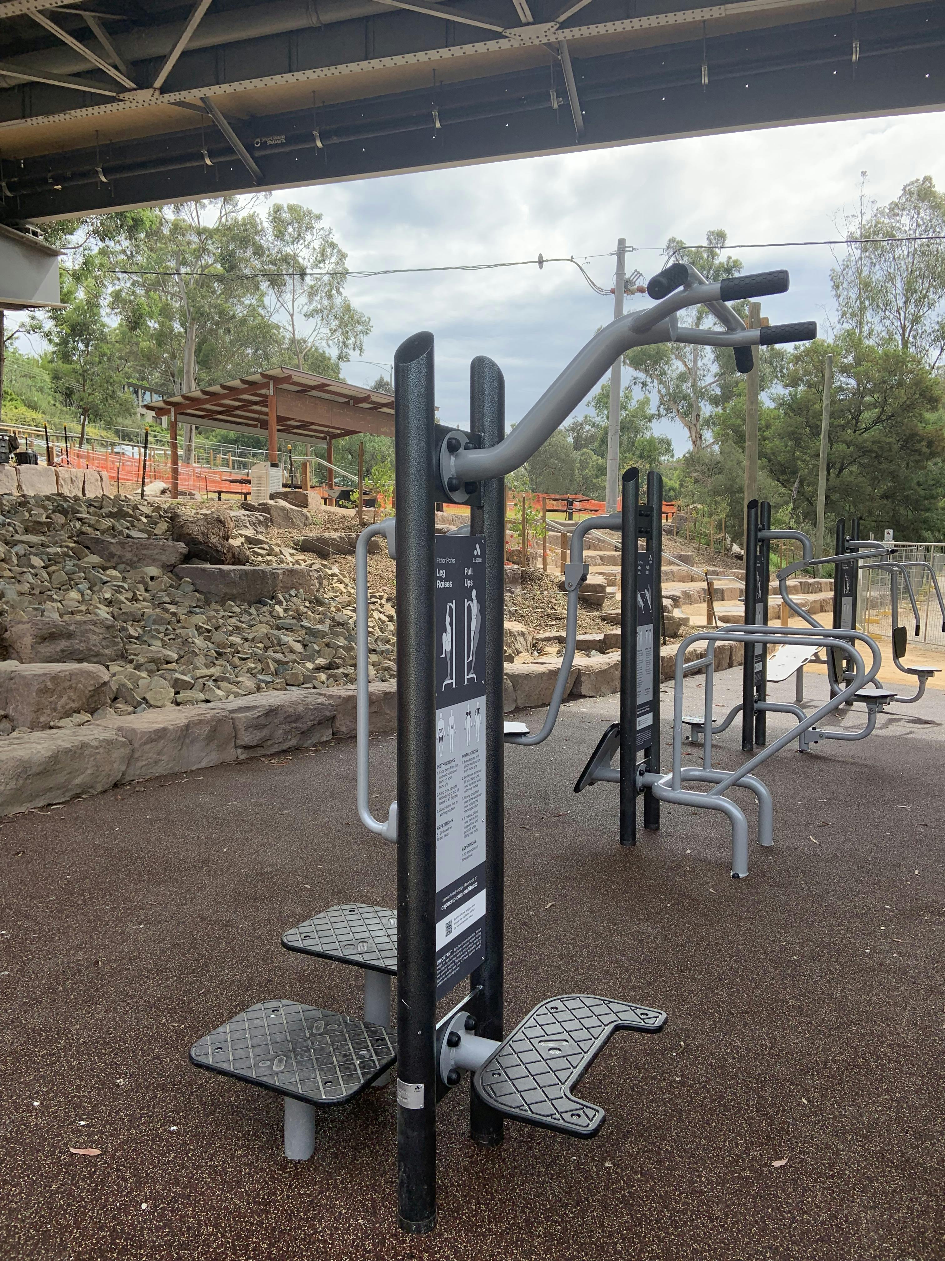 Lions Park completed exercise station .jpg