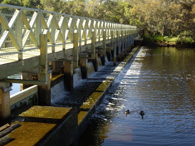 Kent St Weir- Photograph submitted by Dennis Friend, member of Canning's Workshop Camera Club