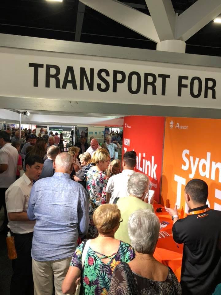 Our Schools Program and Mobility Services teams joined together to provide a Transport stall and host an informative educational session at the NSW Seniors Festival Expo