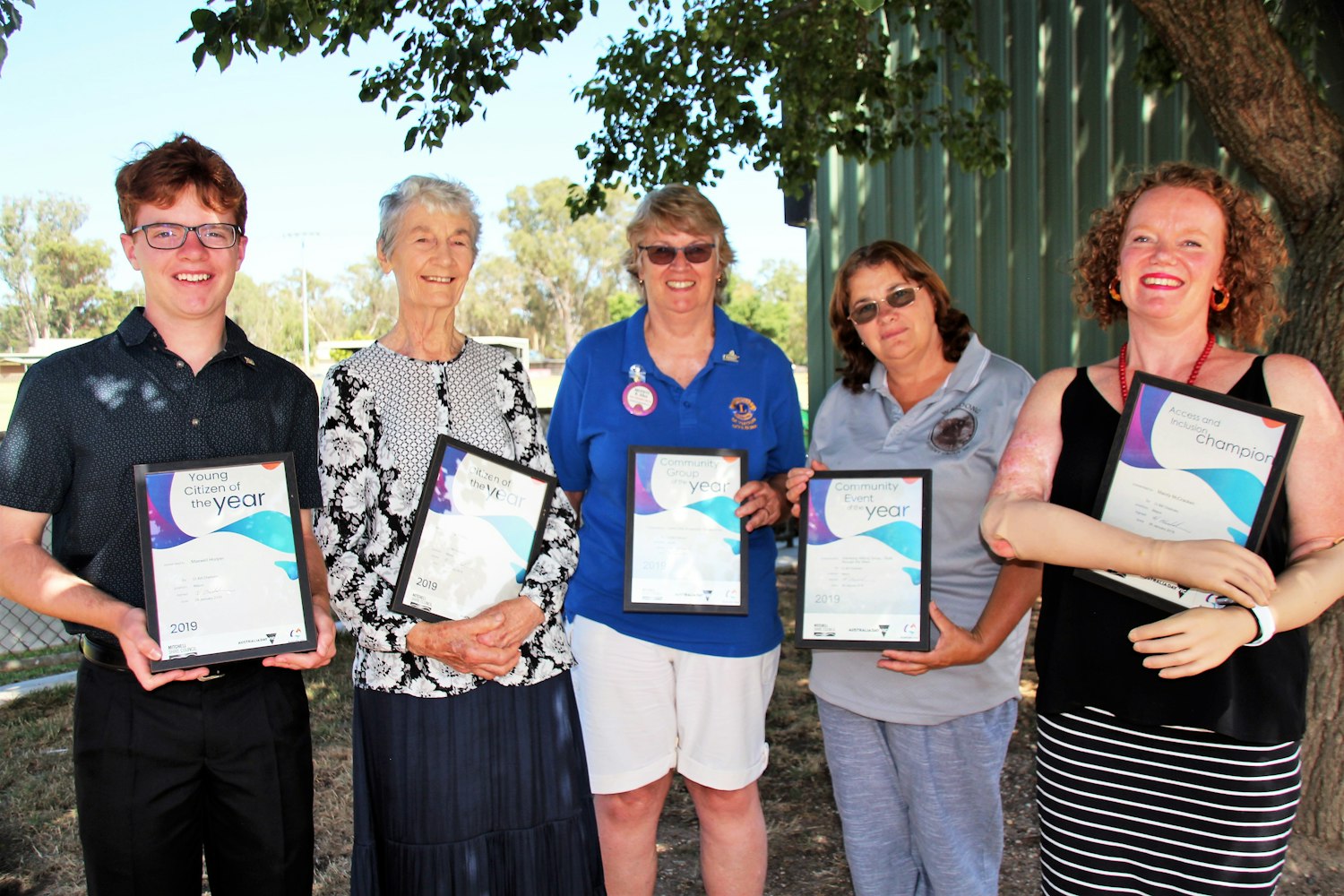 2019 Australia Day award recipients at Seymour