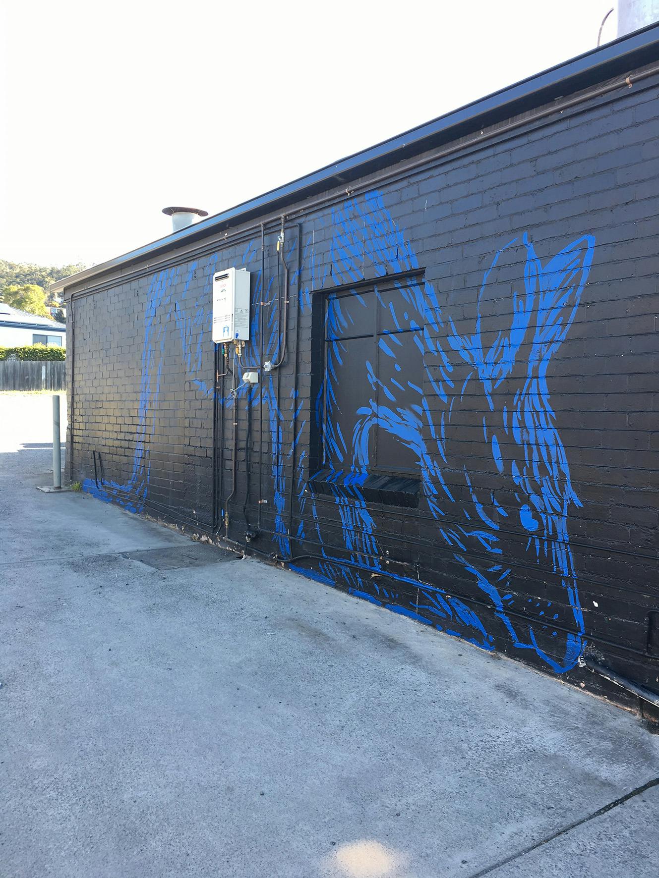 First Mural - Kangaroo