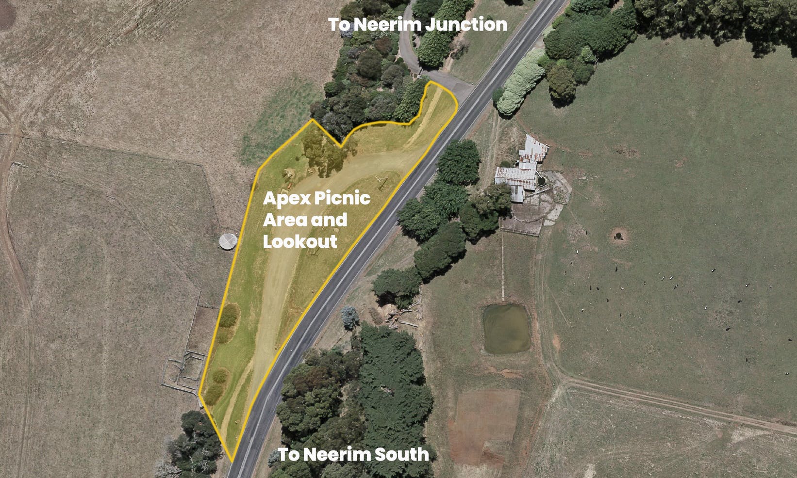 Apex Picnic Area and Lookout Site Map