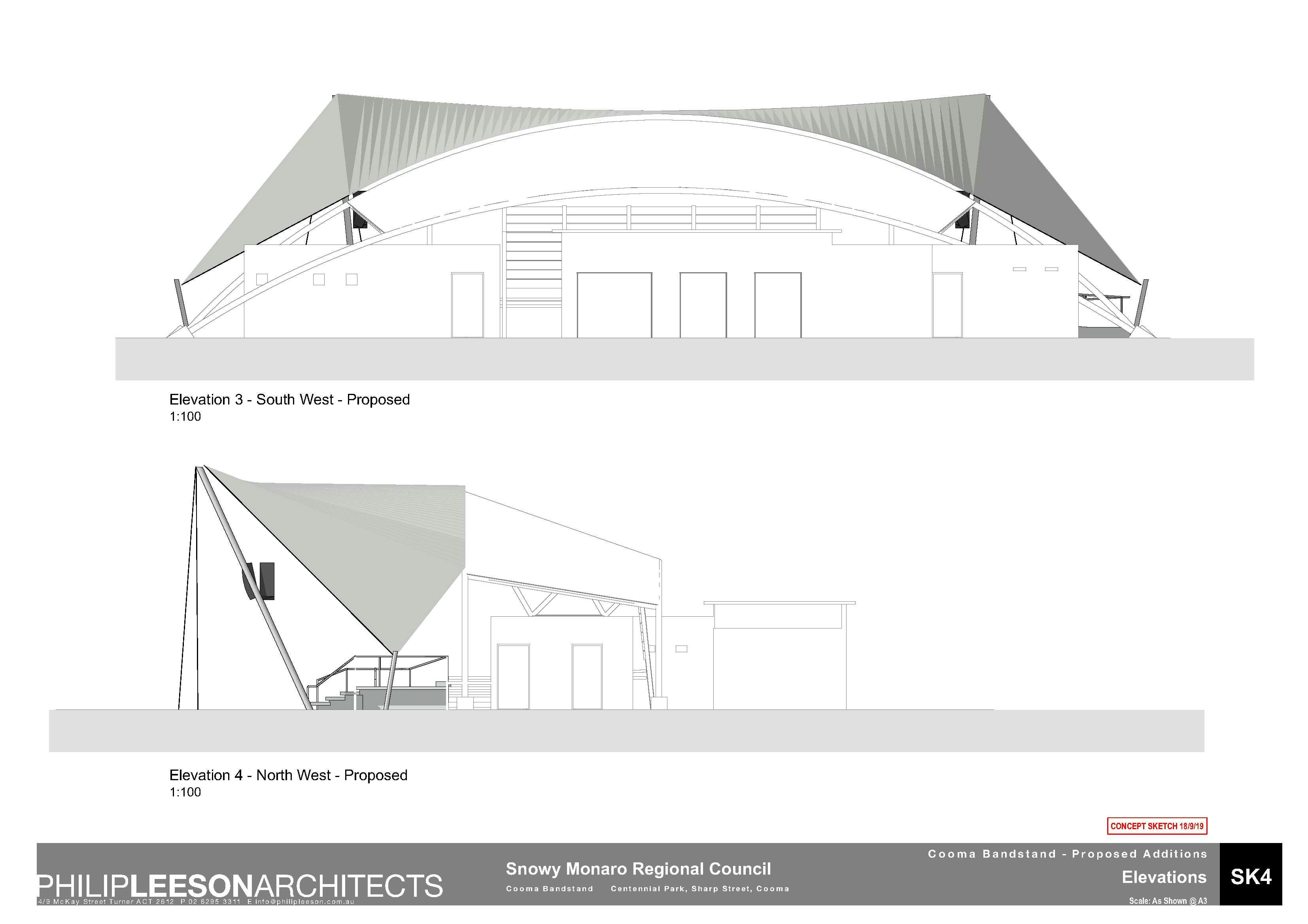 Cooma Bandstand - Proposed Additions_190918 Concept Sketch_4