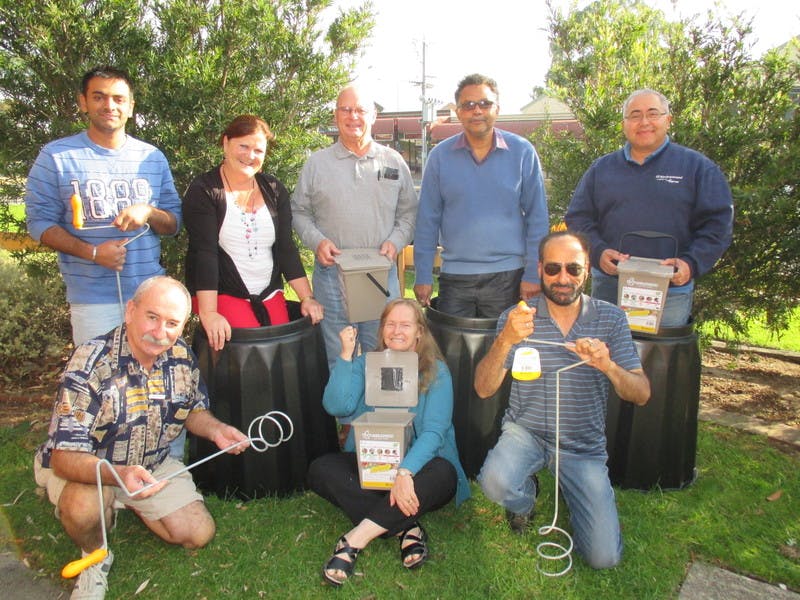 Happy composters at the Saturday session in Cranbourne