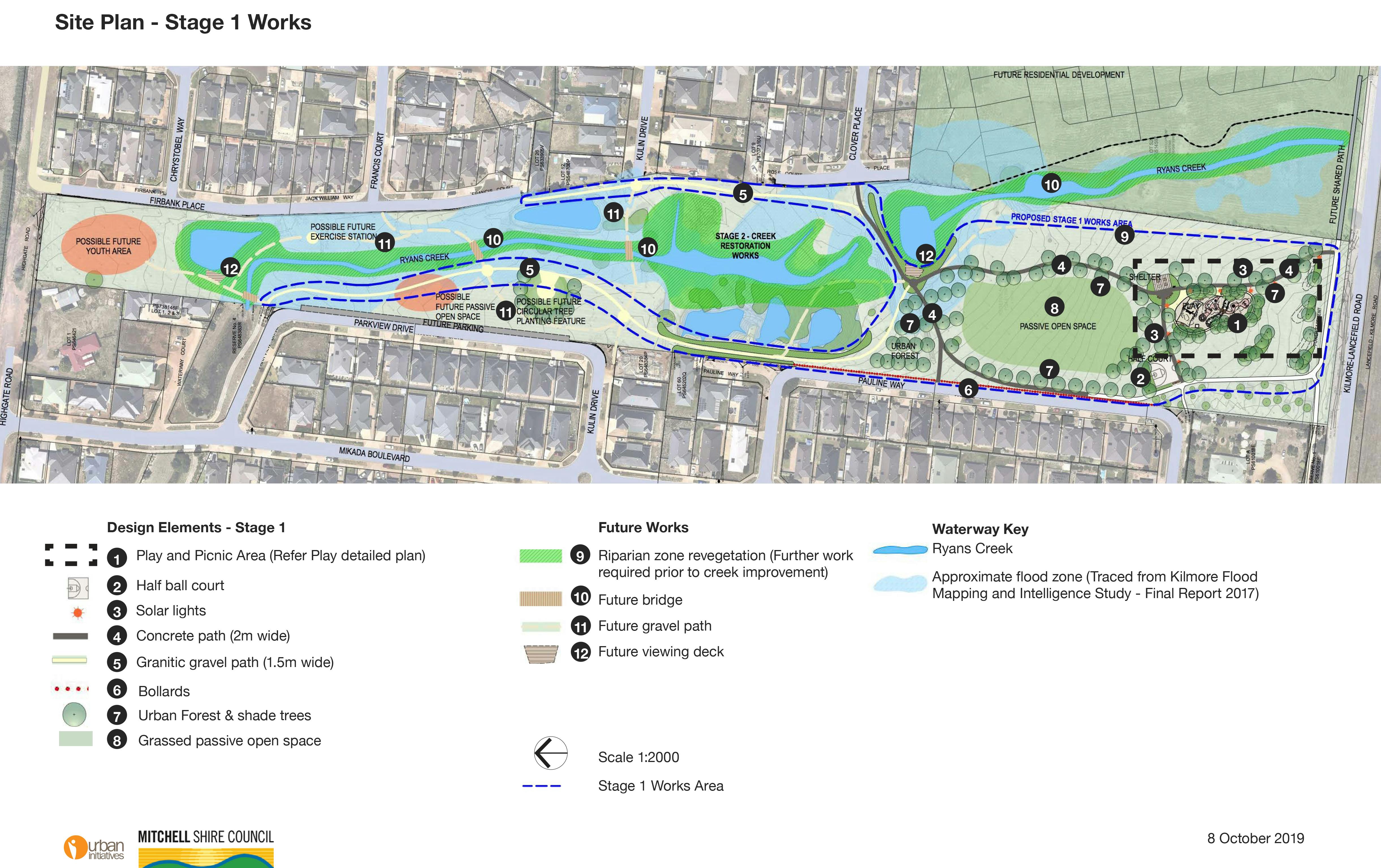 Ryans Creek Site Plan Stage 1