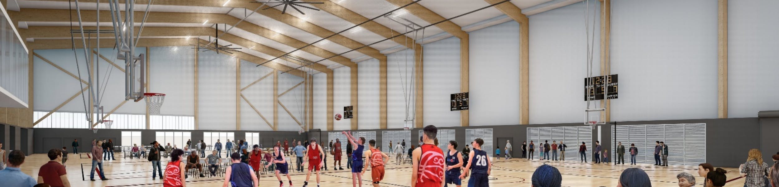 Artistic impression of the Logan Sports Precinct