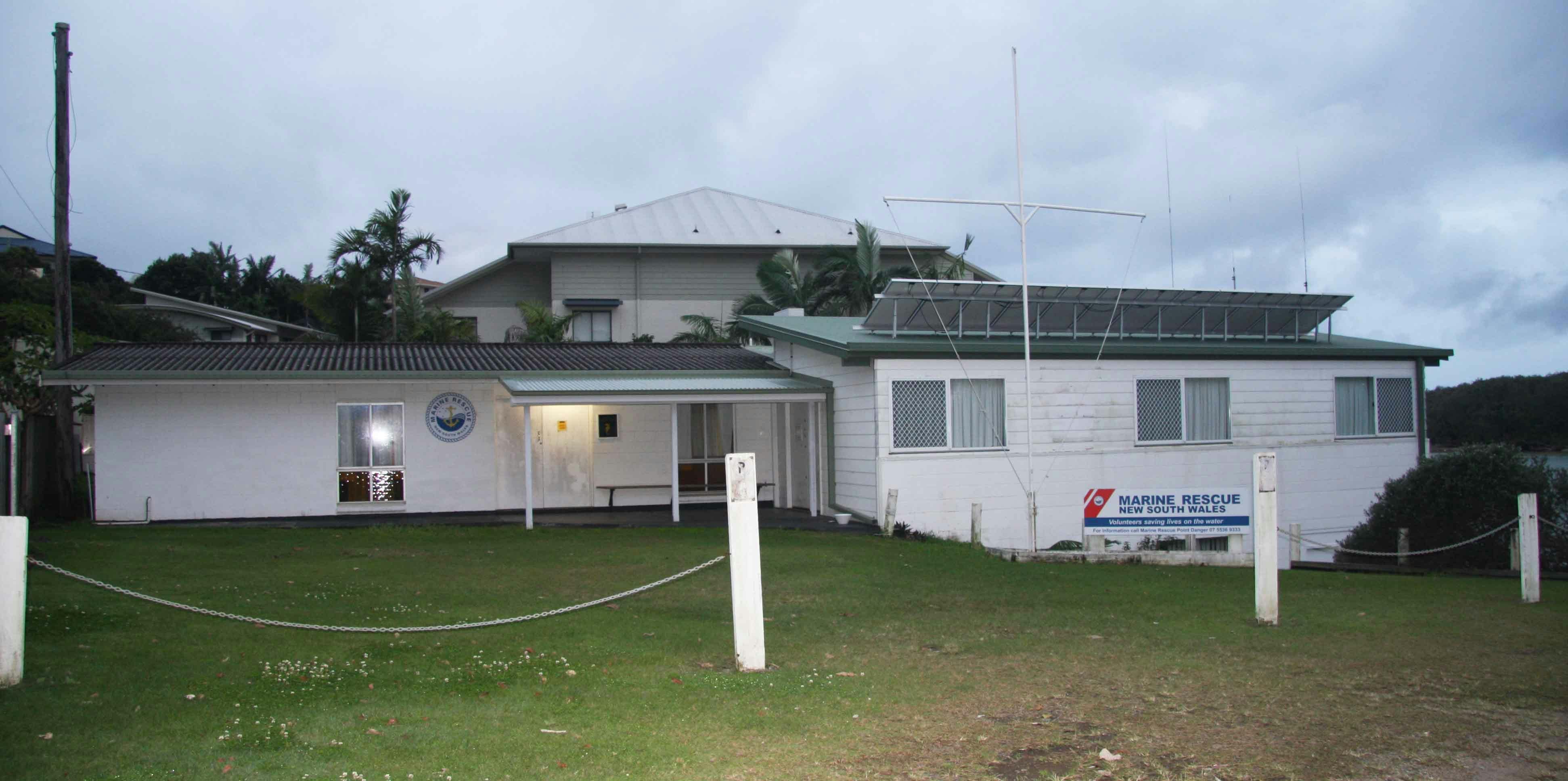 Side entrance to Kingscliff Coast Guard training building