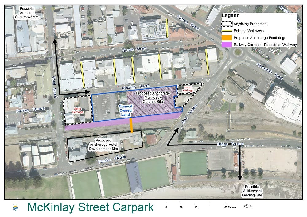 McKinlay Street Car Parking Precinct with Key Projects