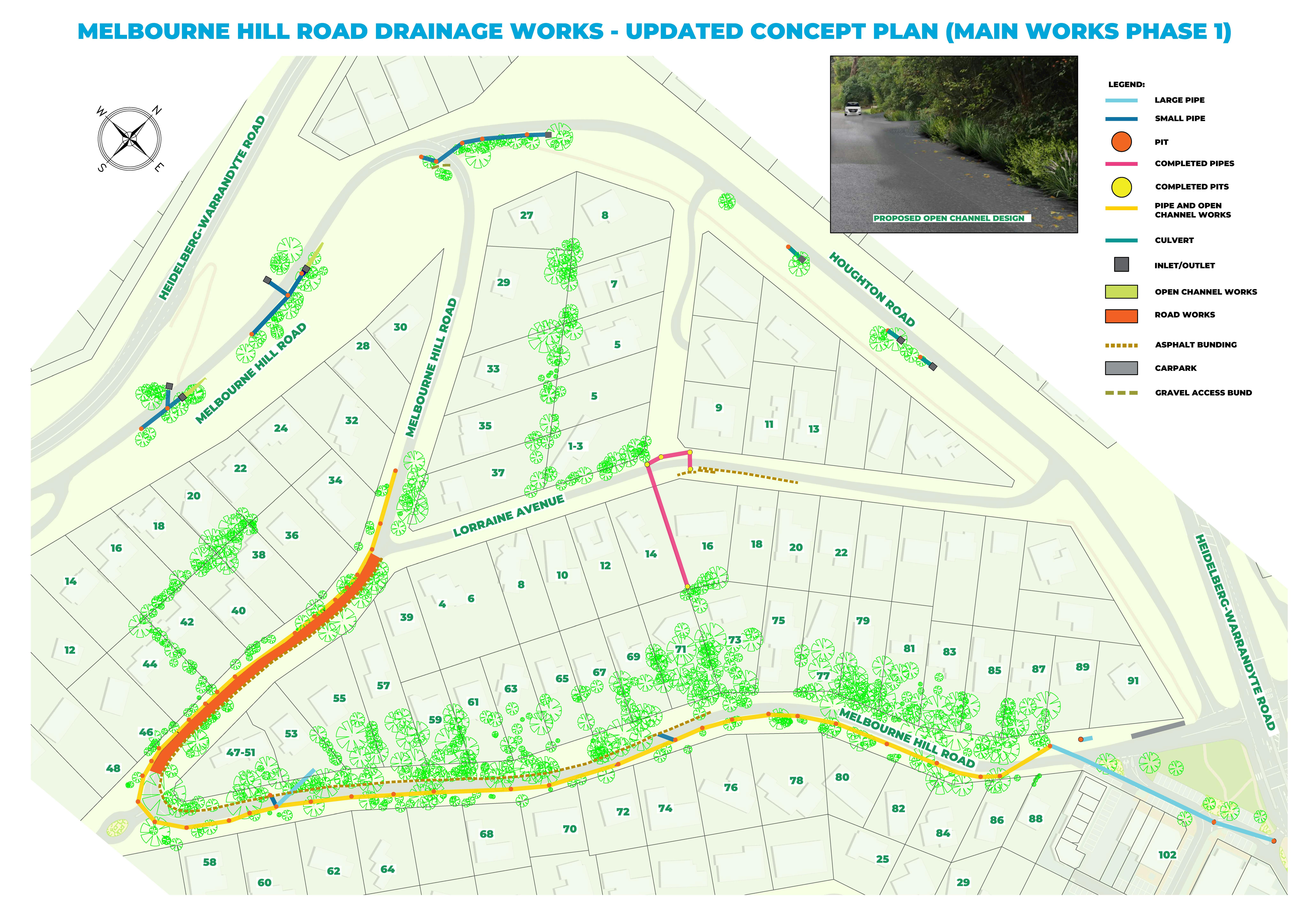 PRJ-00313 - Melbourne Hill - Drainage - Community Information - Schematic Plan - Phase 1.jpg