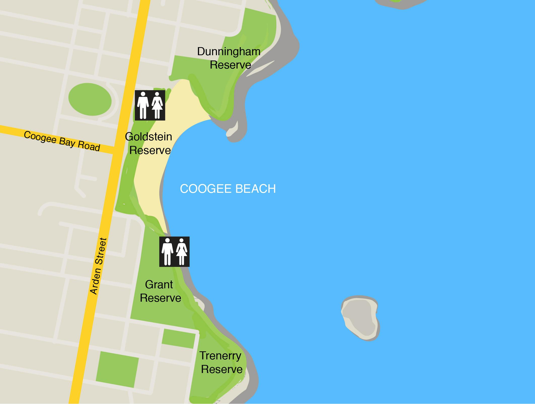 Coogee Parks Map