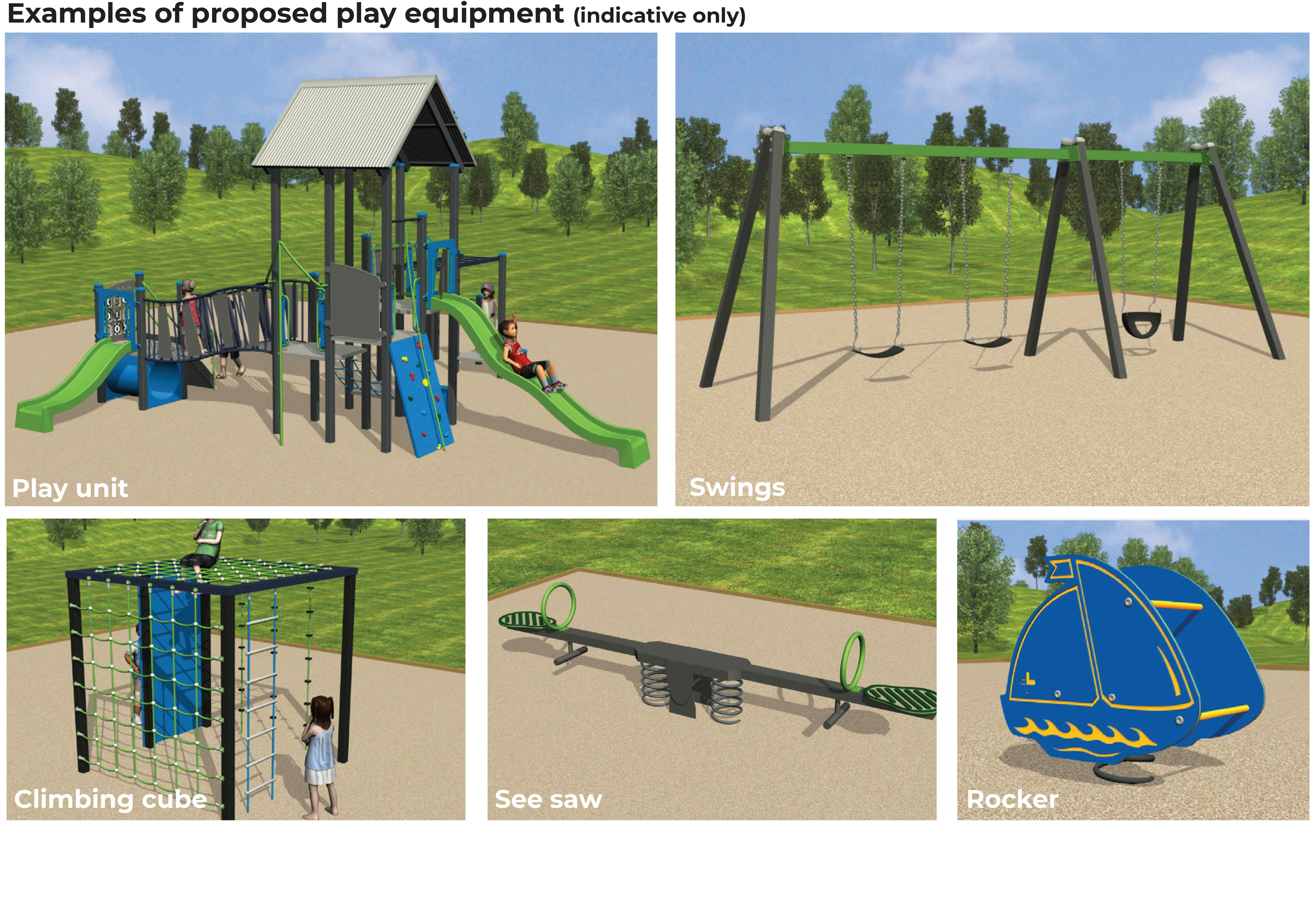 Hamilton Hume Reserve - Proposed Play Equipment