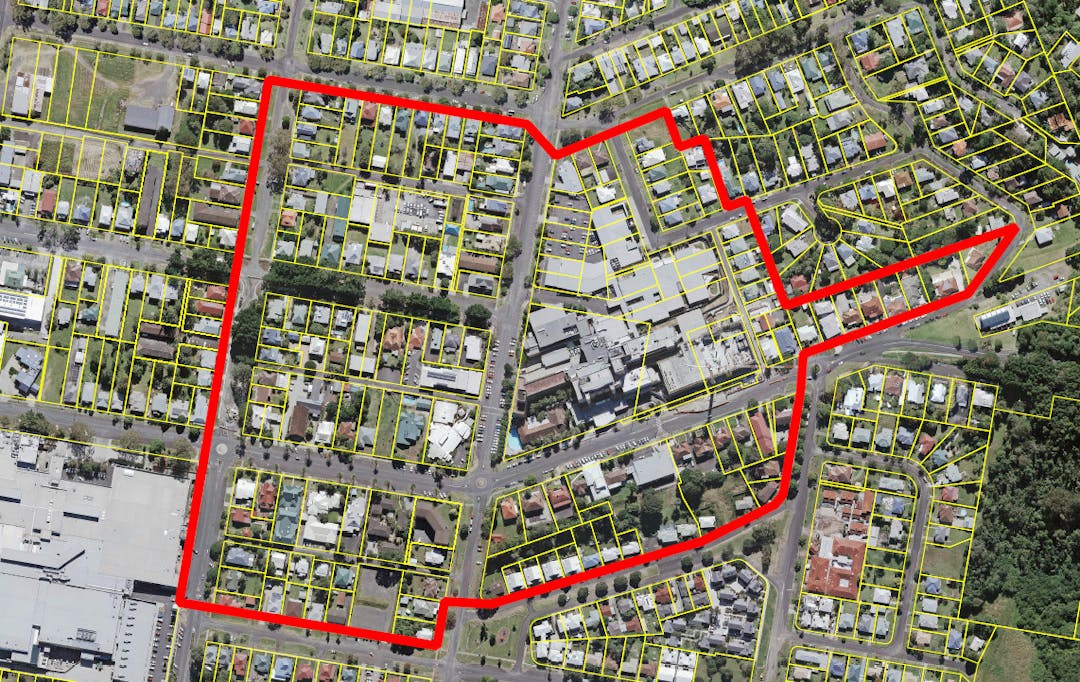 This is an image of Lismore's Health Precinct. 