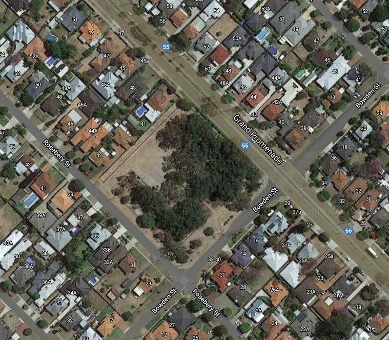 Bowden street basin aerial view.jpg