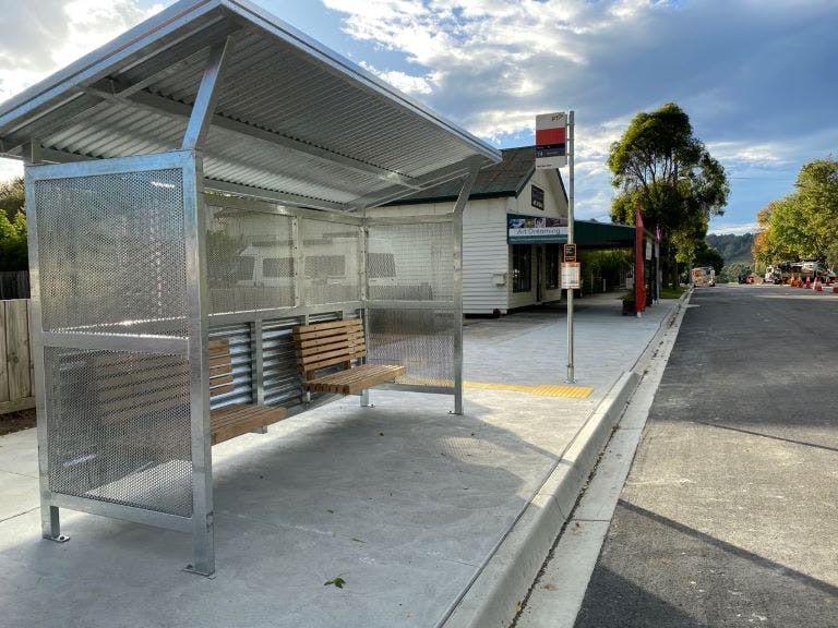bus shelter - 19 May 2023
