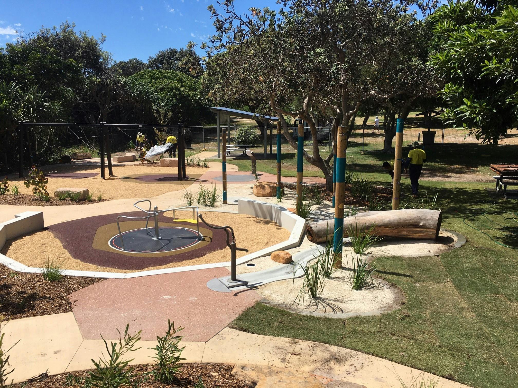 Fingal Foreshore Park - progress photo November 2022